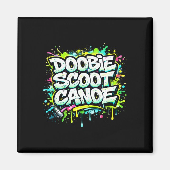 Imã Doobie desliza canoa engraçado canoagem  (Frente)