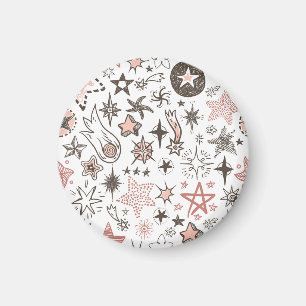 Imã Doodle Cósmico: Estrelas e Cometas