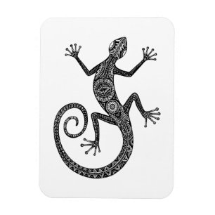 Ímã Doodle do lagarto ou da salamandra