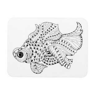 Ímã Doodle dos peixes