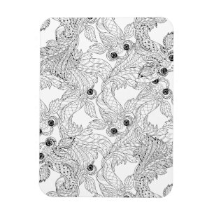 Ímã Doodle dos peixes de China