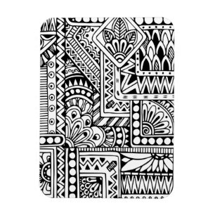 Ímã Doodle étnico