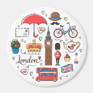Imã Doodles de Londres