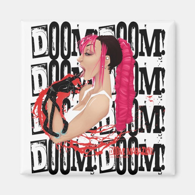 Imã DOOM! Revista "Z" (Frente)