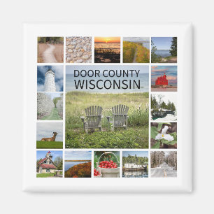 Imã Door County Wisconsin Magnet