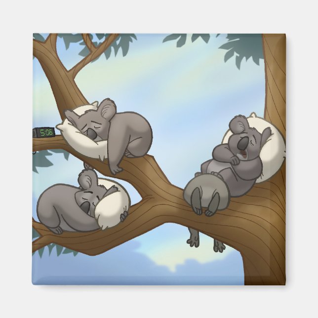 Imã Dormir no Magnet Koala (Frente)