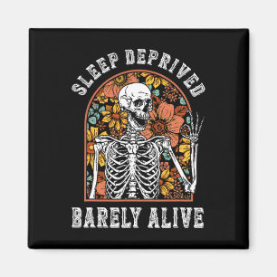 Imã Dormir Privado Mal Vivo Hallowe Esqueleto Engraçad