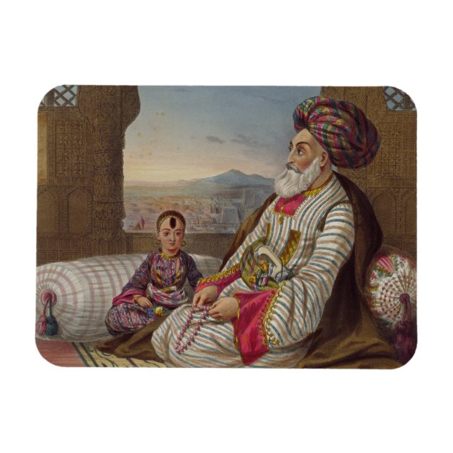 Ímã Dost Mahommed (1793-1863) Rei de Caubul e o seu Y (Horizontal)