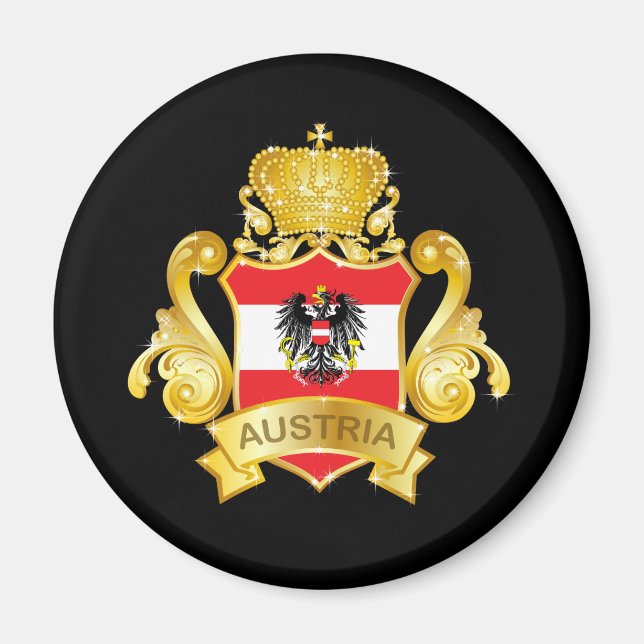 Imã Dourada Áustria (Frente)