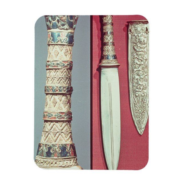 Ímã Dourada punhal e bainha, tesouro de Tutankhamun, c (Vertical)