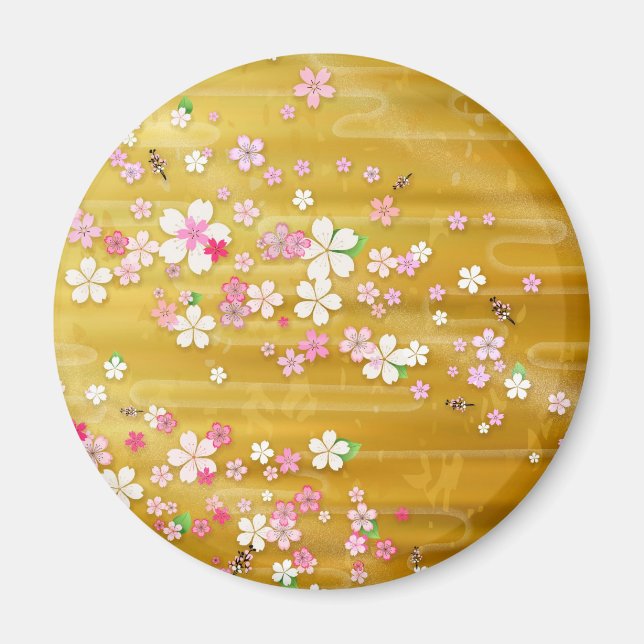 Imã Dourada Sakura Kimono: (Frente)
