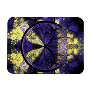 Ímã Douradas faíscas em roxo escuro