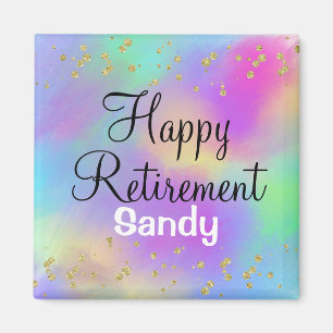 Imã Dourado brilho do Unicórnio Colorido de Reforma F