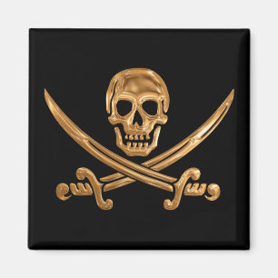 Imã Dourado Jolly Roger