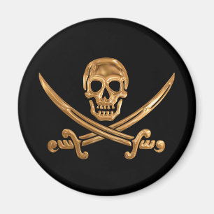 Imã Dourado Jolly Roger
