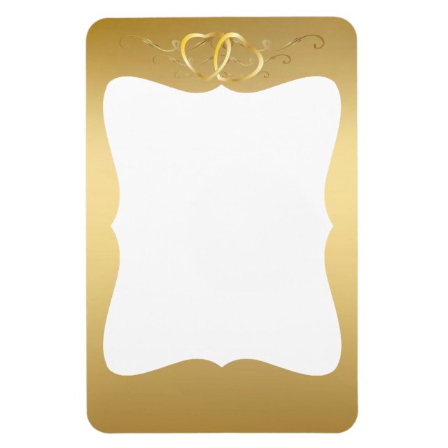 Ímã Dourado Magnet de Fotografias Intergênito (Vertical)