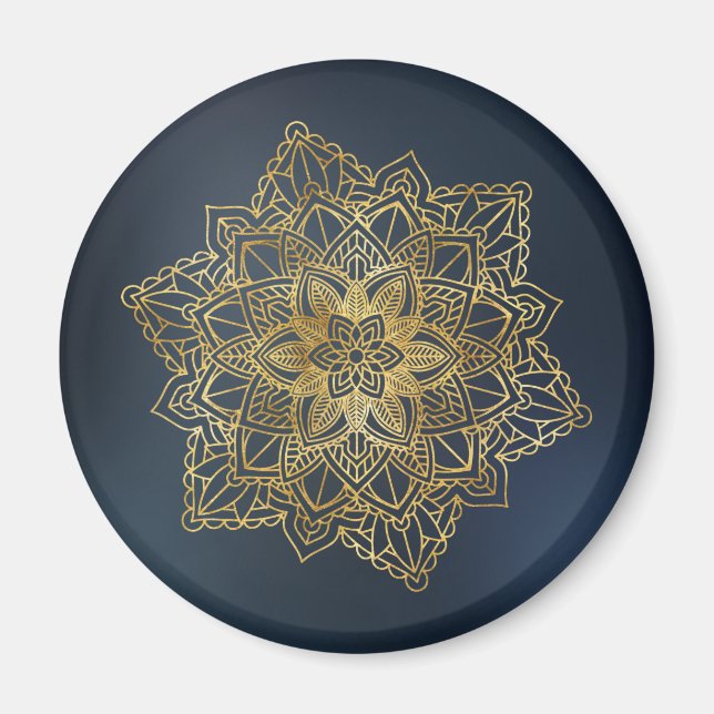 Imã Dourado Mandala (Frente)