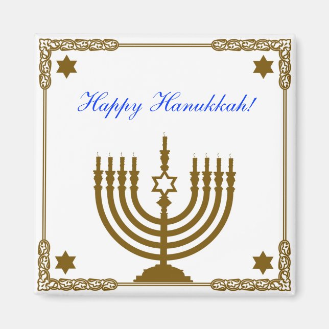 Imã Dourado Menorah (Frente)