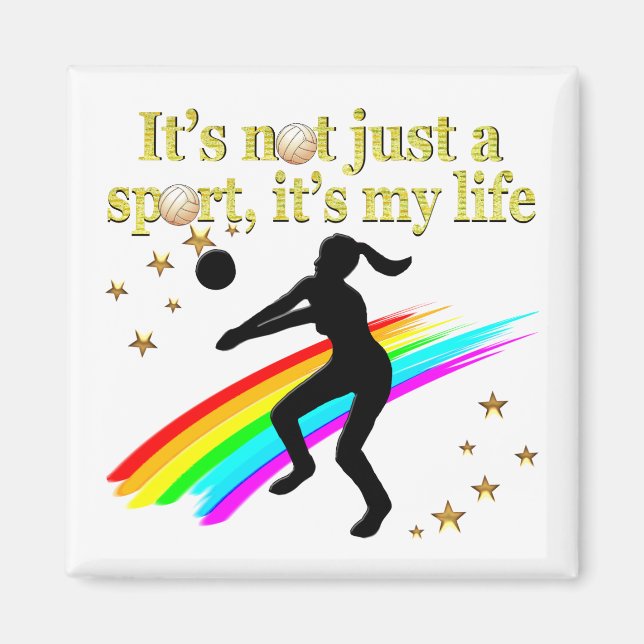 IMÃ DOURADO VOLLEYBALL É O MEU DESIGN DE VIDA (Frente)