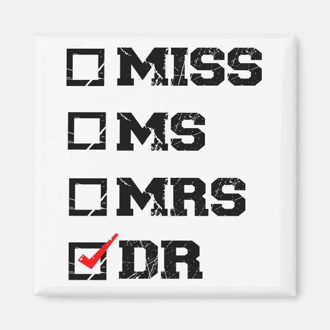 Imã Doutora em Doutorado Engraçado, Sra. Dra. Dra. Gif (Frente)