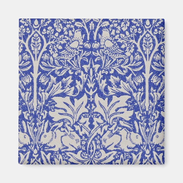 Imã Dove e Coelho, William Morris (Frente)