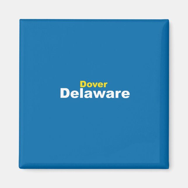 Imã Dover, Delaware Magnet (Frente)