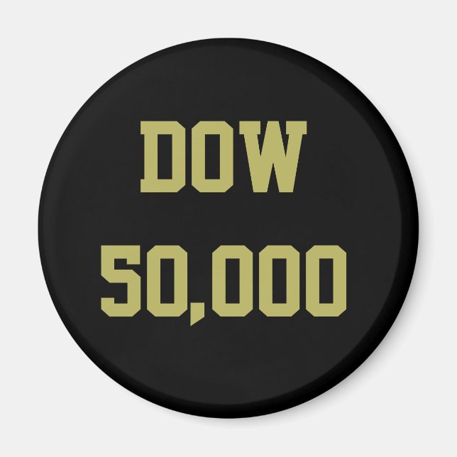 Imã Dow 50.000 Celebração do mercado de ações (Frente)