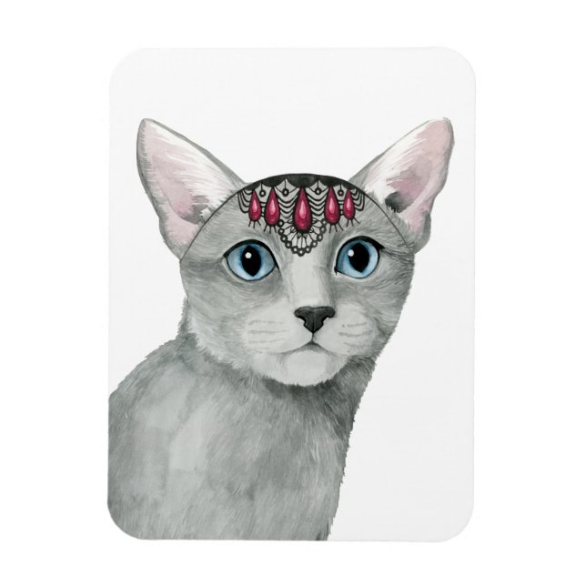 Ímã Downton Cat | Bejeweled (Vertical)