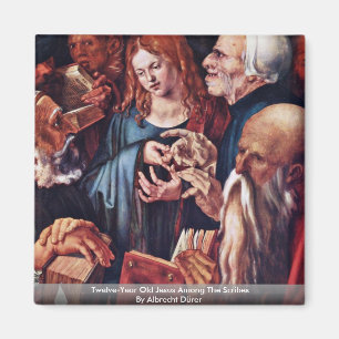 Imã Doze-Ano Jesus idoso entre os escreventes