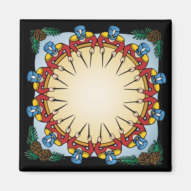 Imã Doze bateristas (Frente)