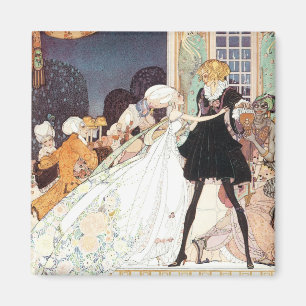 Imã Doze Princesas Dançantes Vintage por Kay Nielsen