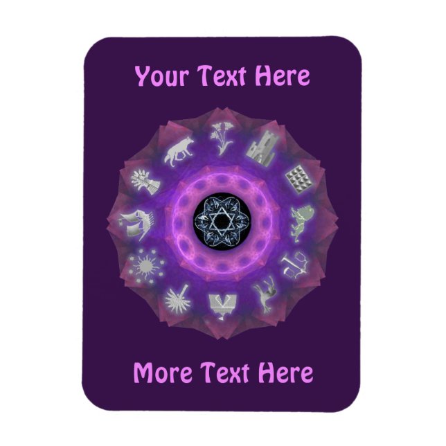 Ímã Doze tribos (Vertical)