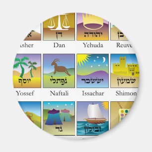 Imã Doze tribos de selos de Israel