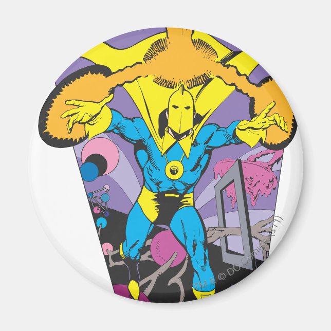 Imã Dr. Fate Manipula Magia (Frente)