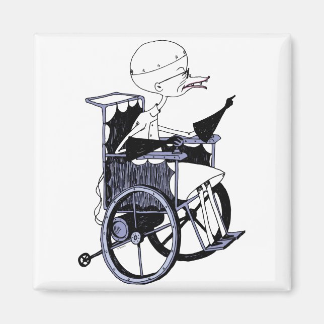 Imã Dr Finkelstein Mad Scientist Baby  (Frente)