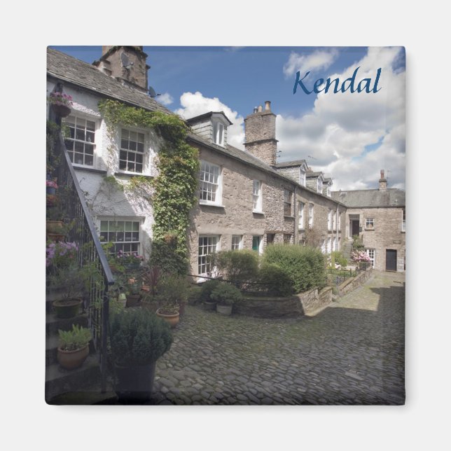 Imã Dr. Mannings Yard na foto de Kendal Souvenir (Frente)