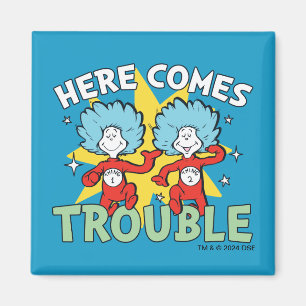 Imã Dr. Seuss Coisa Um Coisa Dois Aqui Vem o Problem