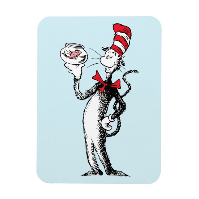 Ímã Dr. Seuss | Gato no Chapéu & Krinklebine (Vertical)