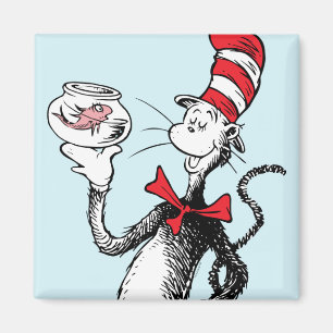 Imã Dr. Seuss Gato no Chapéu & Krinklebine