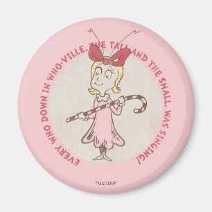 Imã Dr. Seuss   Grpolegadas   Cindy-Lou Who - Cute Quo