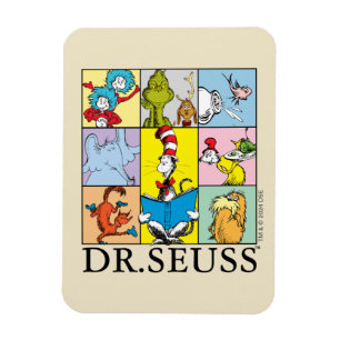 Ímã Dr. Seuss Histórias em Gráficos