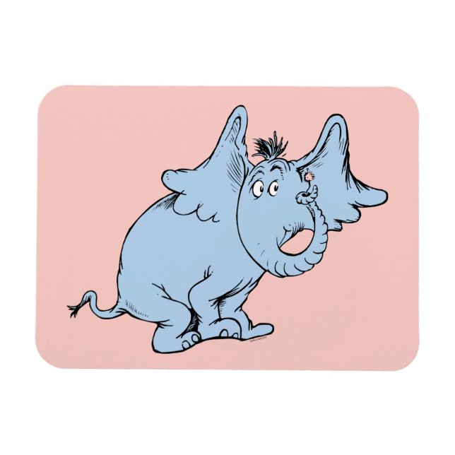 Ímã Dr. Seuss | Horton de Lado (Horizontal)
