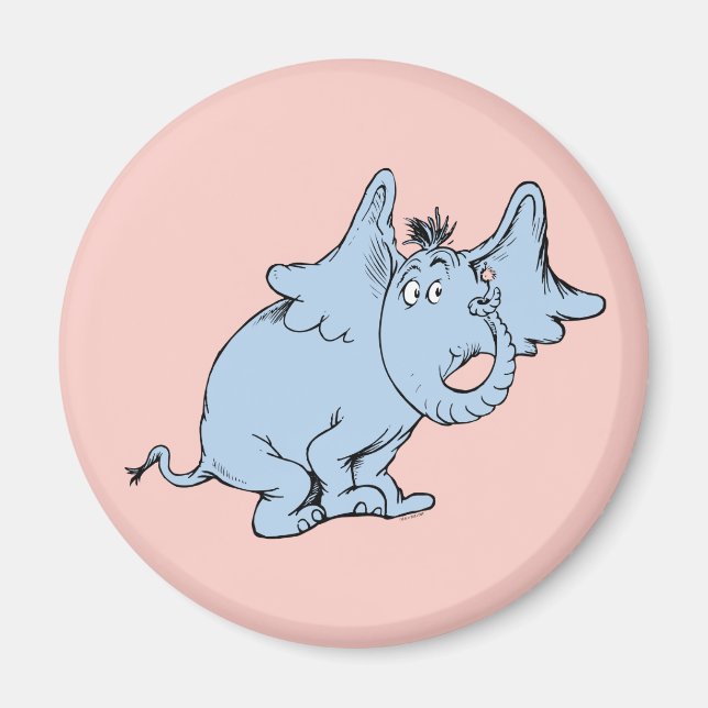 Imã Dr. Seuss | Horton Lado Vista (Frente)