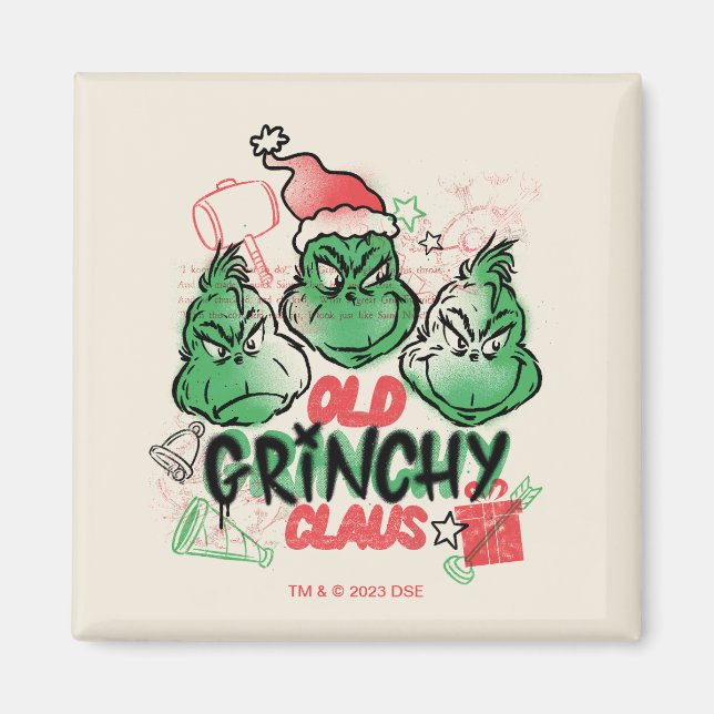 Imã Dr. Seuss | O Velho Grinch Natalino (Frente)