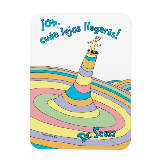 Ímã Dr. Seuss | Oh, Quão Longe Você Vai! (Vertical)