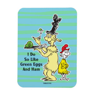 Ímã Dr. Seuss Ovos Verdes e Galhãs Amigo e Sam-I-