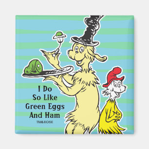 Imã Dr. Seuss   Ovos Verdes e Galhãs   Amigo e Sam-I-
