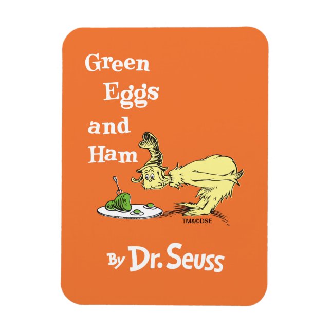 Ímã Dr. Seuss | Ovos Verdes e Presunto (Vertical)