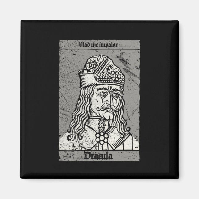 Imã Drácula Occulta - Vlad O Vampiro Do Horror Impaler (Frente)