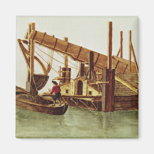 Imã Dragando um canal